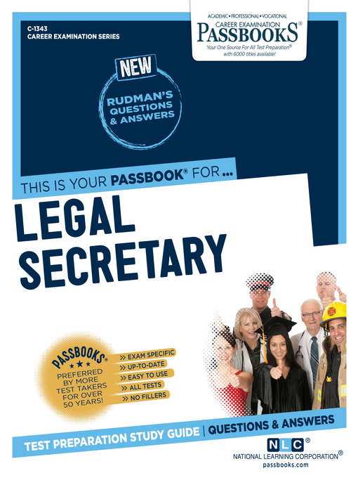 Title details for Legal Secretary by National Learning Corporation - Available